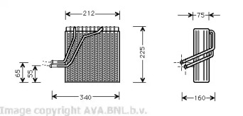 Испаритель AVA QUALITY COOLING VWV030