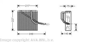 Испаритель, кондиционер AVA QUALITY COOLING VWV055