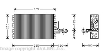 Испаритель AVA QUALITY COOLING VWV186