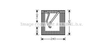 Испаритель AVA QUALITY COOLING VWV241