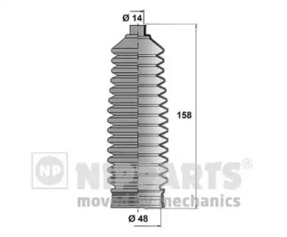 Комплект пыльника NIPPARTS J2840302