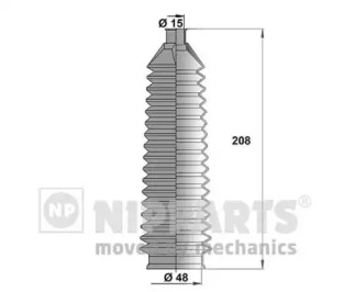 Комплект пыльника NIPPARTS J2840501