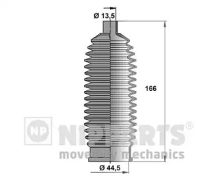 Комплект пыльника NIPPARTS J2841014