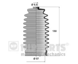 Комплект пыльника NIPPARTS J2842000