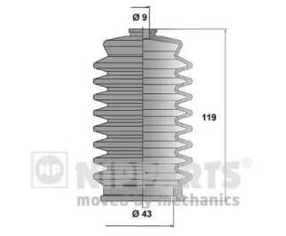 Комплект пыльника NIPPARTS J2842005