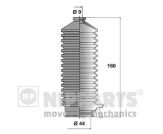 Комплект пыльника NIPPARTS J2842007