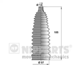 Комплект пыльника NIPPARTS J2842019