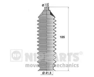 Комплект пыльника NIPPARTS J2843007