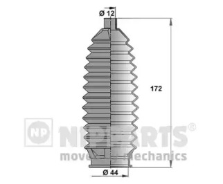 Комплект пыльника NIPPARTS J2844003