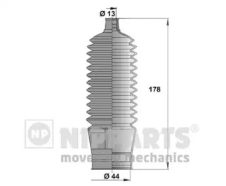 Комплект пыльника NIPPARTS J2846007