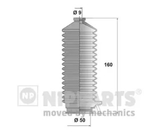 Комплект пыльника NIPPARTS J2851004