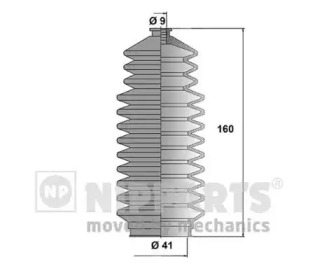 Комплект пыльника NIPPARTS J2851007