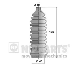 Комплект пыльника NIPPARTS J2858000