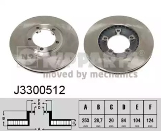  NIPPARTS J3300512