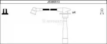 Комплект электропроводки NIPPARTS J5380513