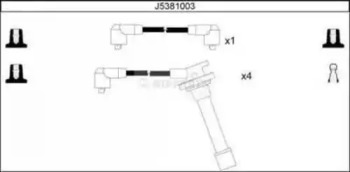 Комплект электропроводки NIPPARTS J5381003