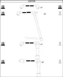 Комплект электропроводки NIPPARTS J5381008