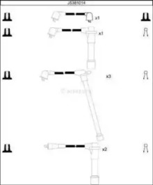 Комплект электропроводки NIPPARTS J5381014