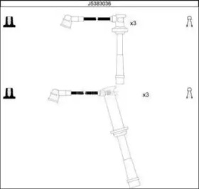 Комплект электропроводки NIPPARTS J5383036