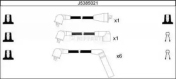 Комплект электропроводки NIPPARTS J5385021