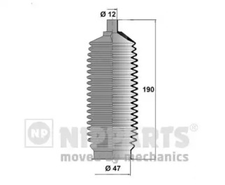 Комплект пыльника NIPPARTS N2841023