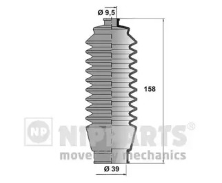 Комплект пыльника NIPPARTS N2842030