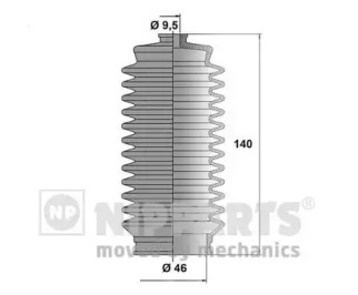 Комплект пыльника NIPPARTS N2842036