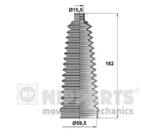 Комплект пыльника NIPPARTS N2842043