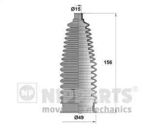 Комплект пылника, рулевое управление NIPPARTS N2842046