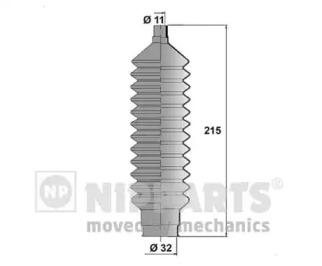 Комплект пыльника NIPPARTS N2843022