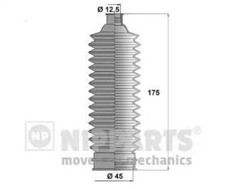 Комплект пыльника NIPPARTS N2844023