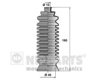 Комплект пыльника NIPPARTS N2847011