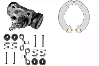 Комплект тормозов MGA K501902