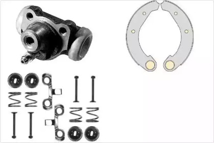 Комплект тормозов, барабанный тормозной механизм MGA K501915