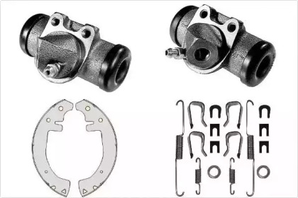 Комплект тормозов, барабанный тормозной механизм MGA K517635