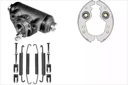Комплект тормозов, барабанный тормозной механизм MGA K553126