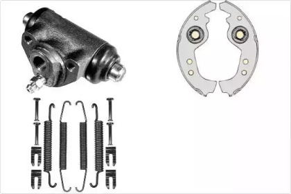Комплект тормозов, барабанный тормозной механизм MGA K553127