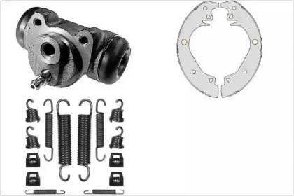 Комплект тормозов, барабанный тормозной механизм MGA K606816