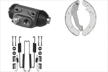 Комплект тормозов, барабанный тормозной механизм MGA K612452