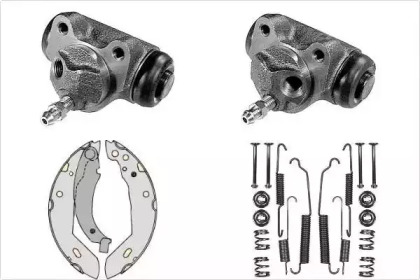 Комплект тормозов MGA K624639