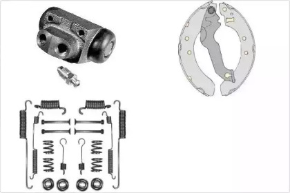 Комплект тормозов MGA K632463