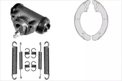 Комплект тормозов, барабанный тормозной механизм MGA K637159