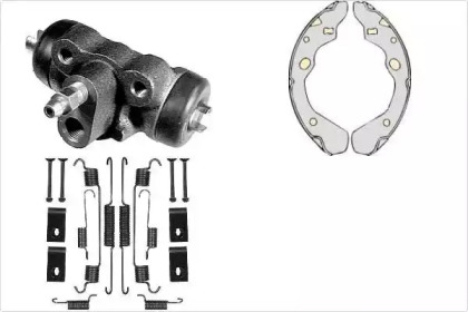 Комплект тормозов, барабанный тормозной механизм MGA K650316