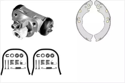 Комплект тормозов, барабанный тормозной механизм MGA K657322