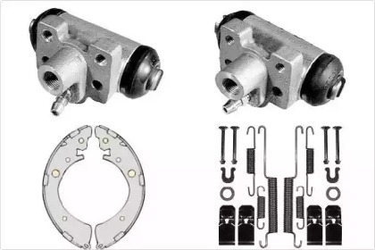 Комплект тормозов, барабанный тормозной механизм MGA K670310