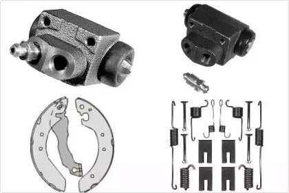 Комплект тормозов, барабанный тормозной механизм MGA K683416