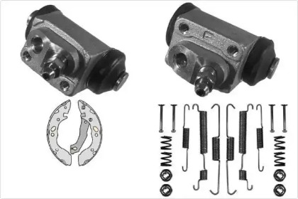 Комплект тормозов, барабанный тормозной механизм MGA K690937