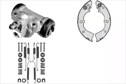 Комплект тормозов, барабанный тормозной механизм MGA K733320