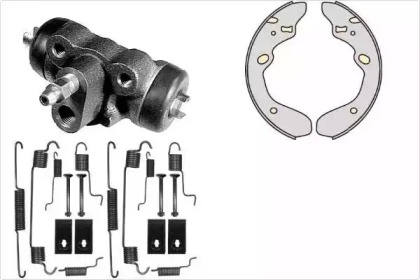 Комплект тормозов, барабанный тормозной механизм MGA K741316