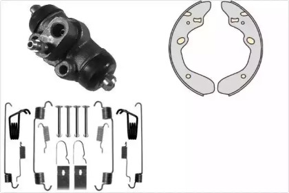 Комплект тормозов, барабанный тормозной механизм MGA K741942